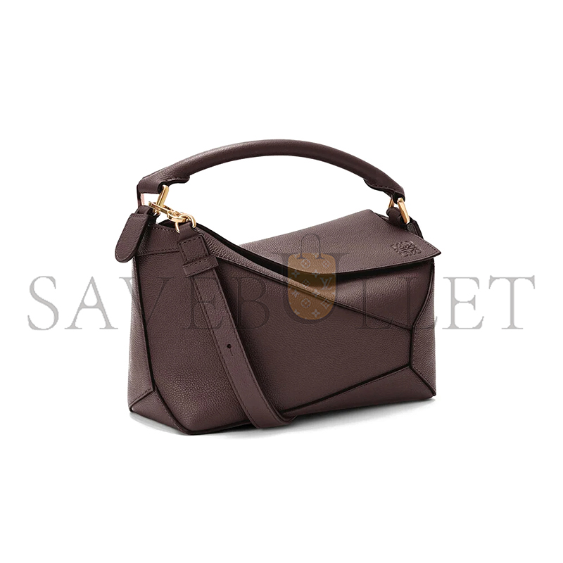 LOEWE SMALL PUZZLE EDGE BAG IN SOFT GRAINED CALFSKIN A510P60XAW (24*16.5*10.5cm)